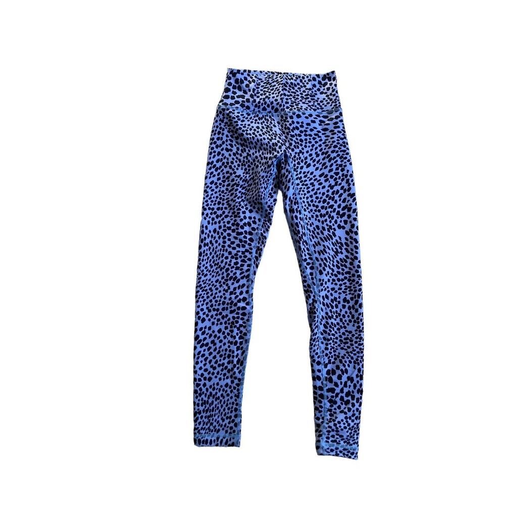 Jo+Jax Jenna Johnson Corset Leggings size XXS Blue Animal Print Dance Convention